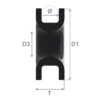 OX7L - Windesign 25 mm low friction ring Optimist halyard - Image 2